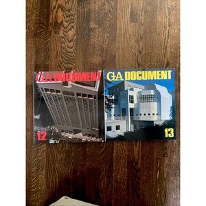 GA Document 12 & 13 - 1985 World Architecture Book ADA Edita Tokyo Burgee Meier